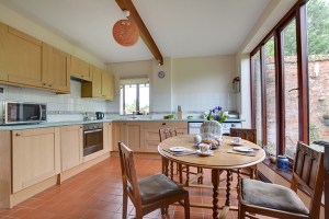 Well stocked self catering kitchen