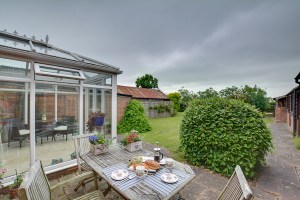 Private garden and patio